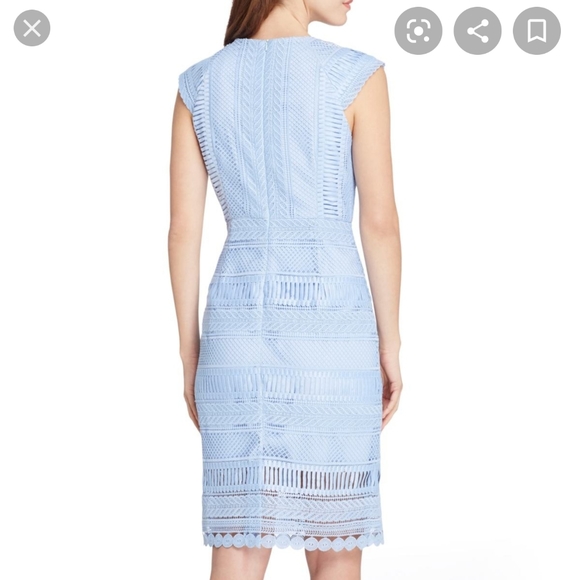 TAHARI CAP SLEEVE SHEATH DRESS SIZE10 - Picture 2 of 10